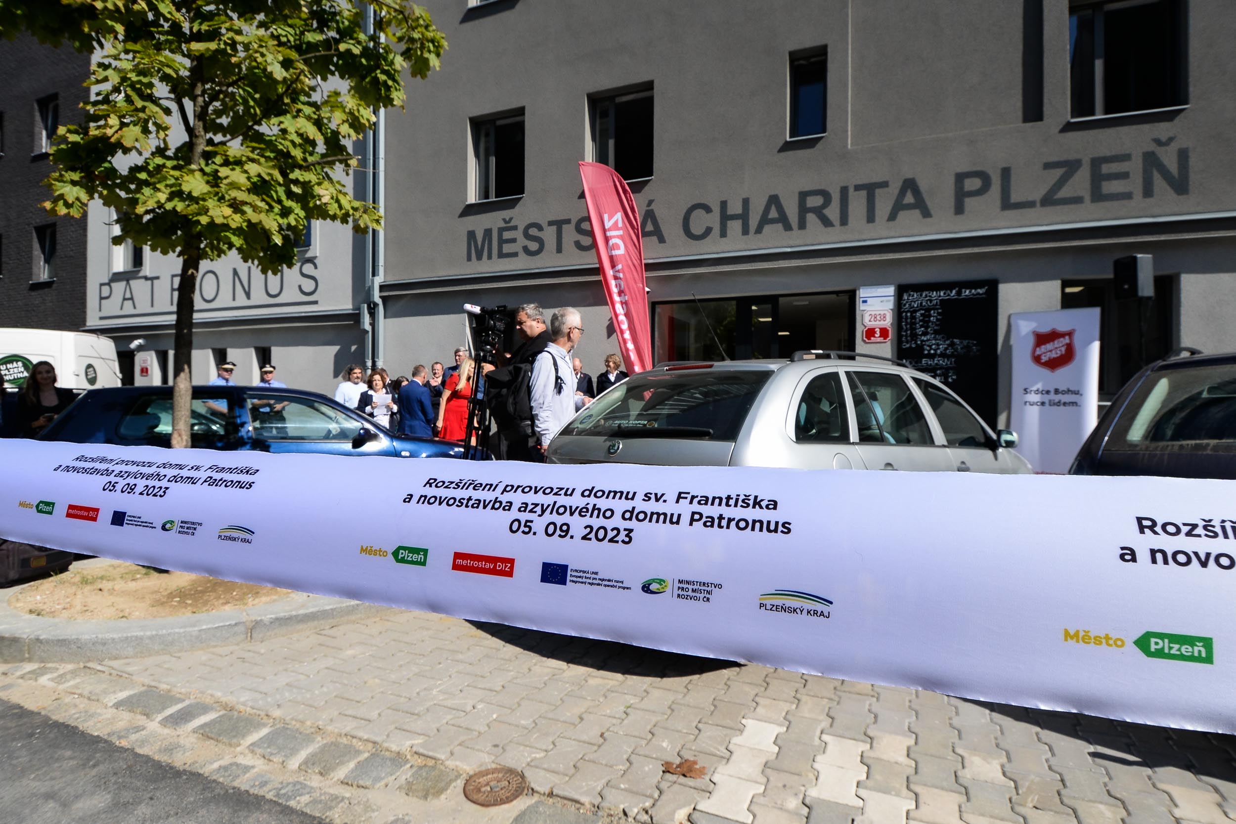 Slavnostní otevření azylového domu Patronus (foto: M. Pecuch, 5.9.2023)