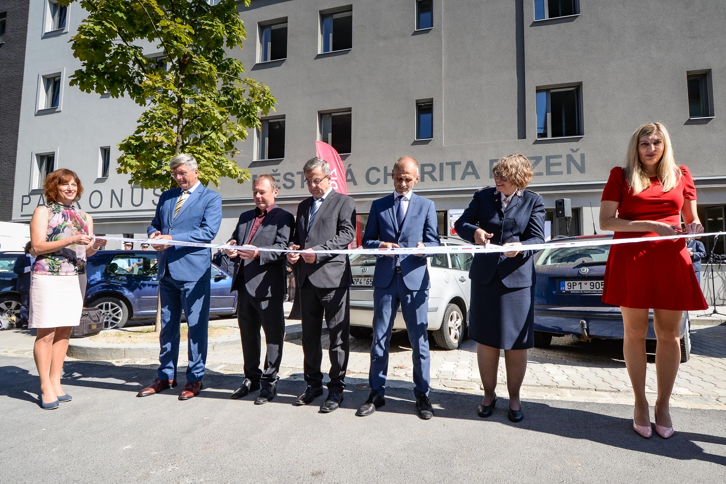 Slavnostní otevření azylového domu Patronus (foto: M. Pecuch, 5.9.2023)