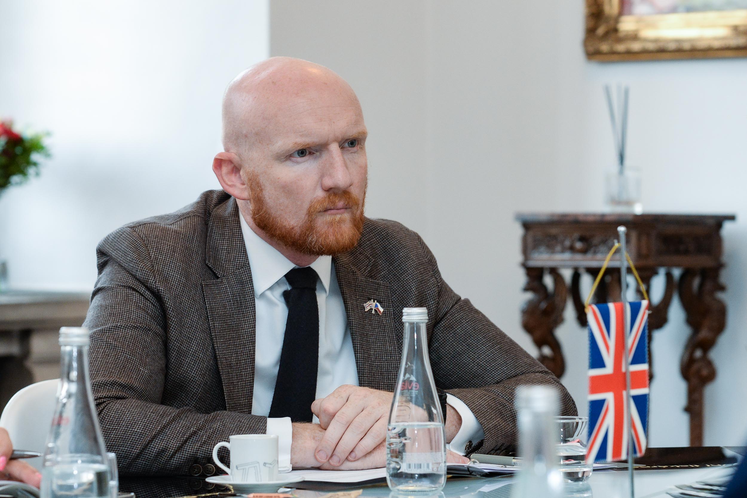 Plzeňskou radnici navštívil britský velvyslanec