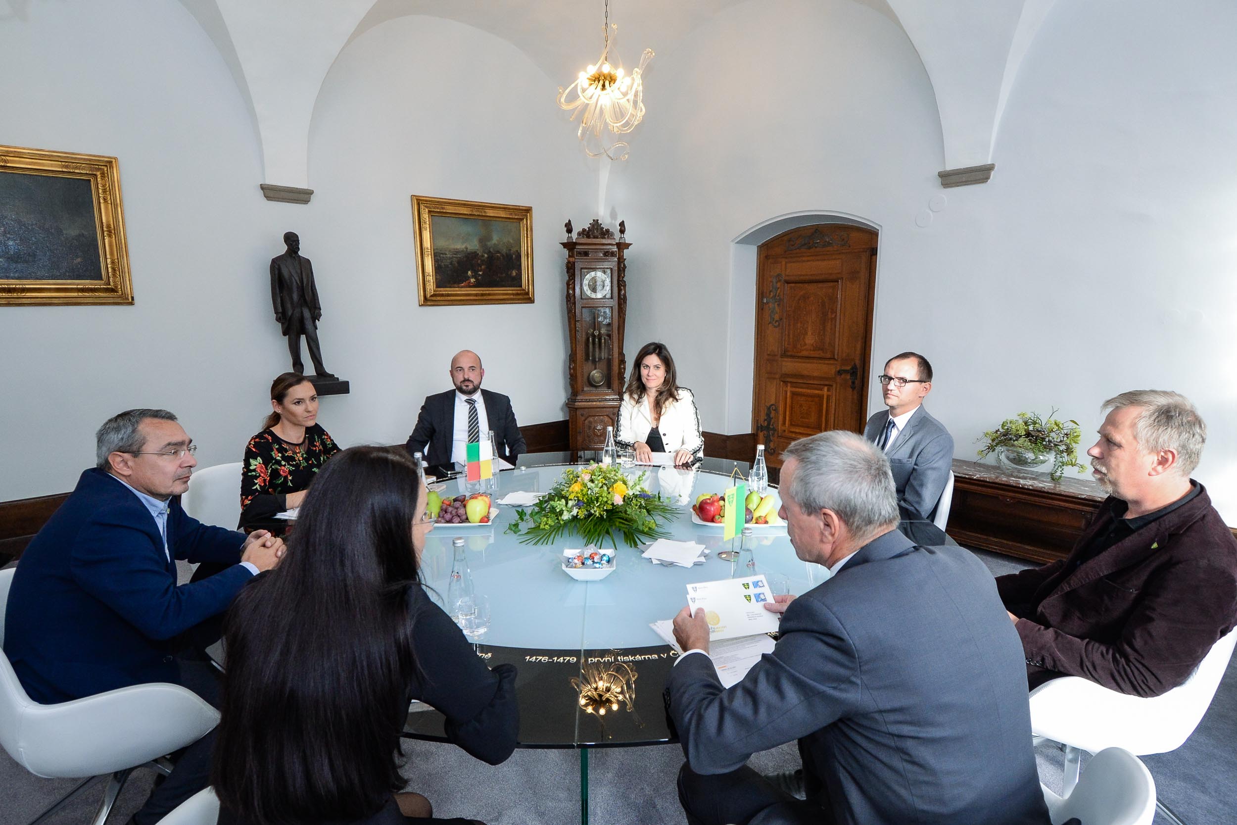 Vedení Plzně jednalo s partnerským městem Žilinou o budoucí spolupráci (foto: M. Pecuch, 18.-19.10.2023)