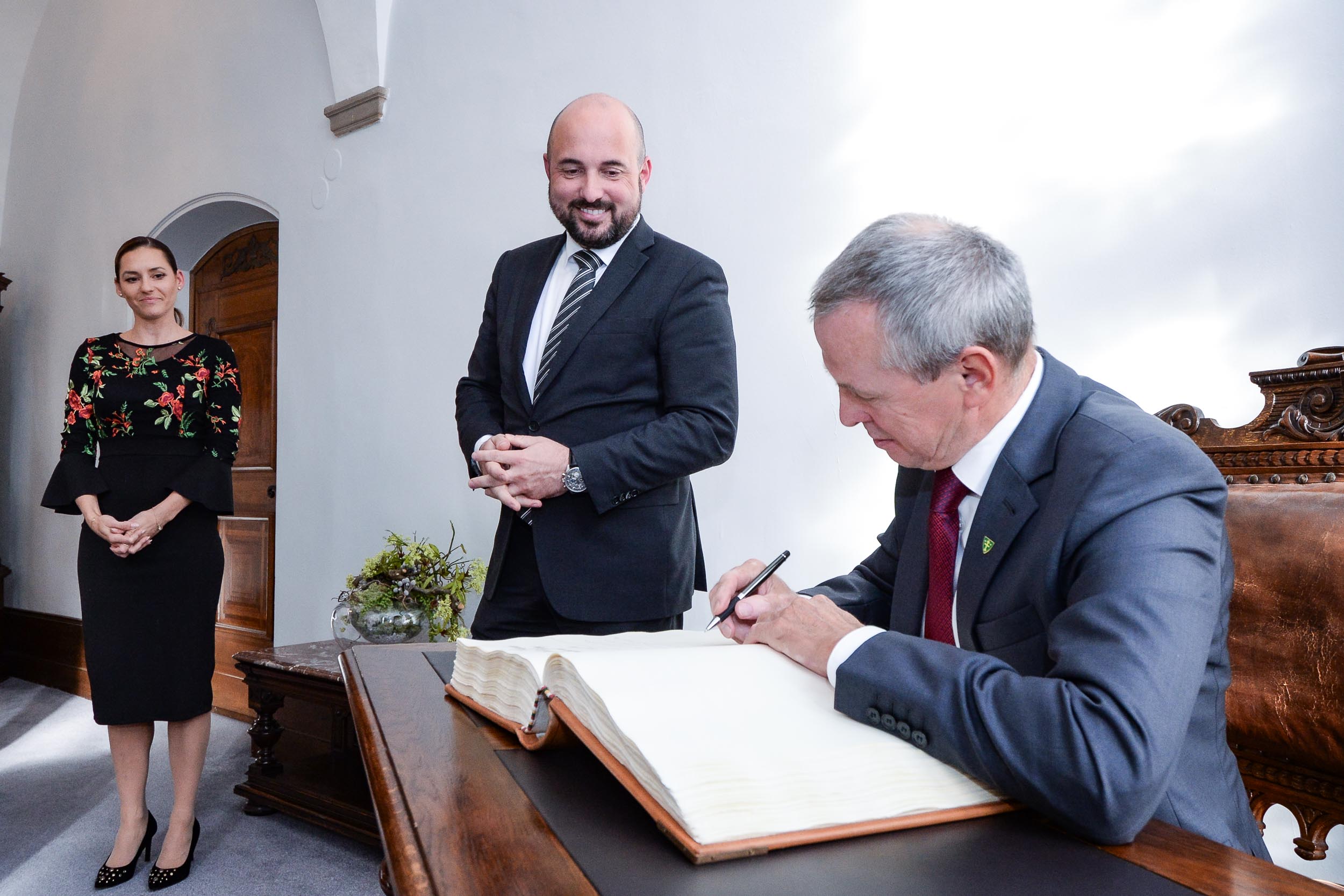 Vedení Plzně jednalo s partnerským městem Žilinou o budoucí spolupráci (foto: M. Pecuch, 18.-19.10.2023)