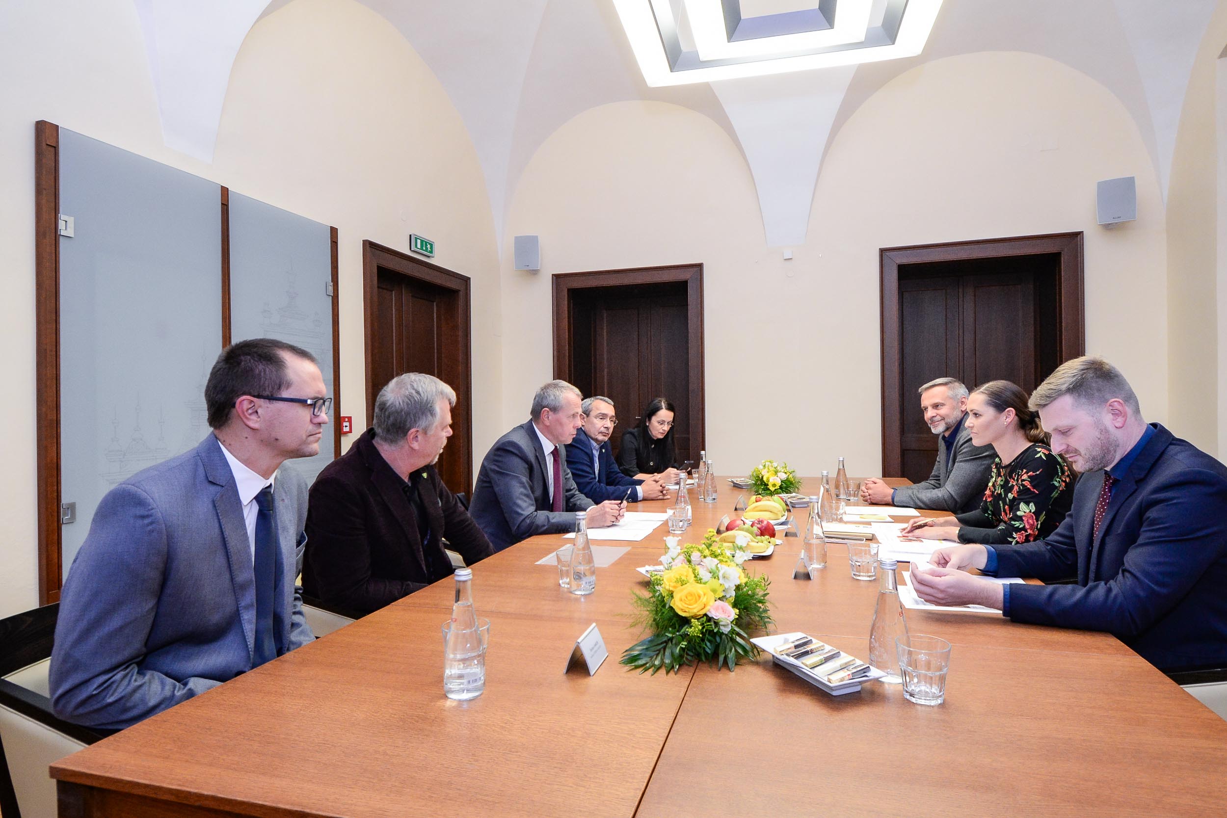 Vedení Plzně jednalo s partnerským městem Žilinou o budoucí spolupráci (foto: M. Pecuch, 18.-19.10.2023)