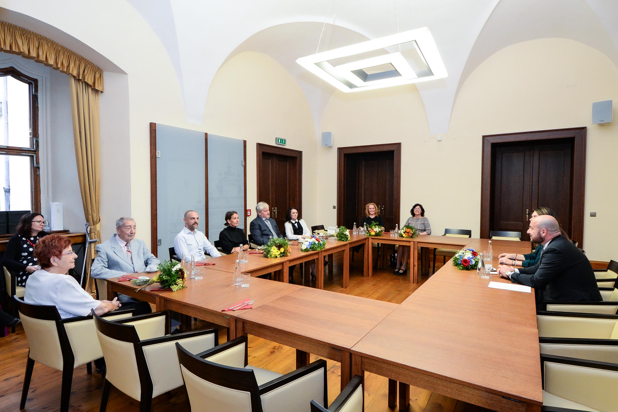 Světoznámou tenistku Barboru Strýcovou i další tři významné osobnosti ocenilo město Plzeň (foto: M. Pecuch, 28.10.2023)