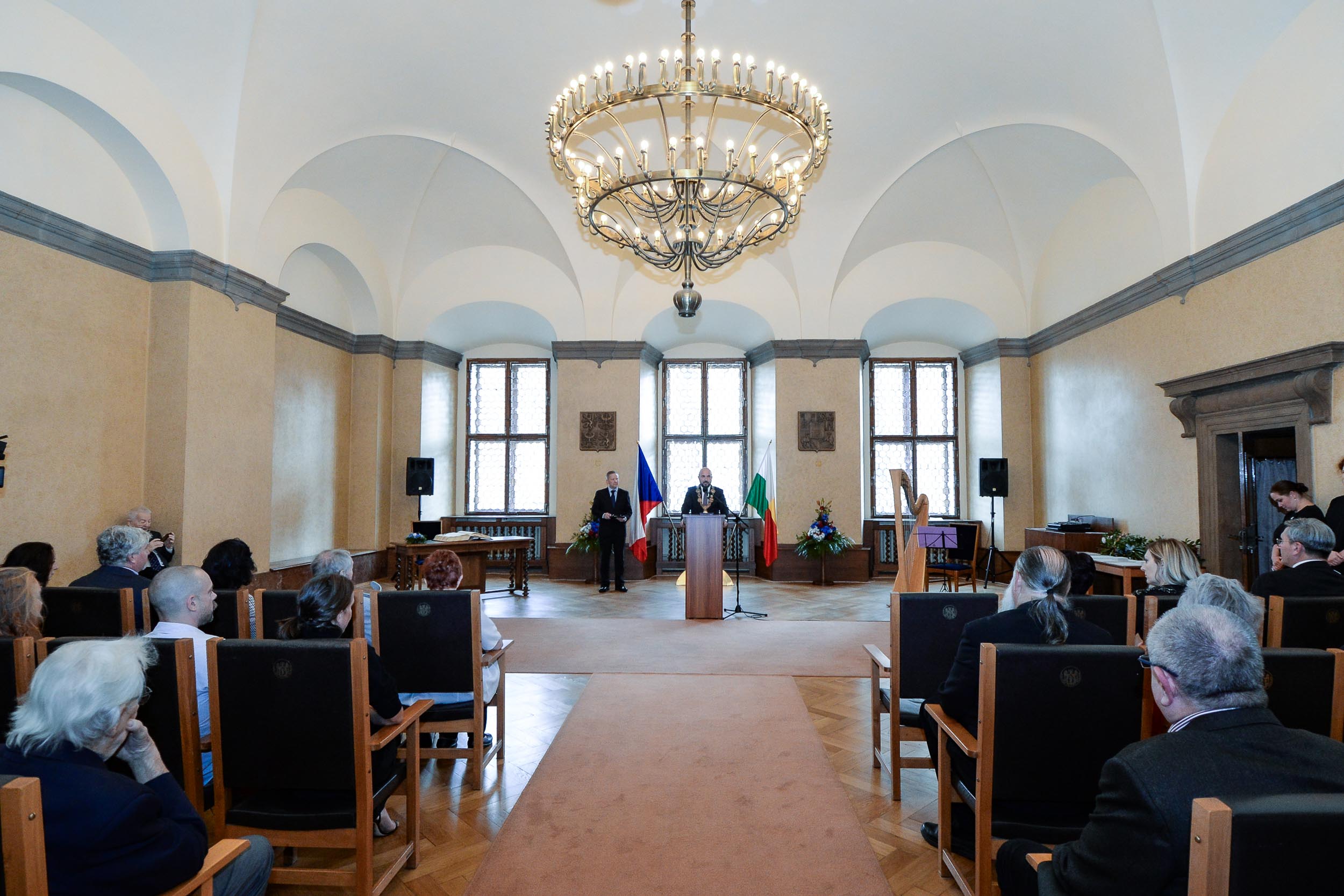 Světoznámou tenistku Barboru Strýcovou i další tři významné osobnosti ocenilo město Plzeň (foto: M. Pecuch, 28.10.2023)