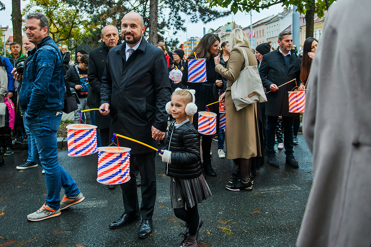 Plzeňské oslavy vzniku republiky (foto: M. Chaloupka, 28.10.2023)