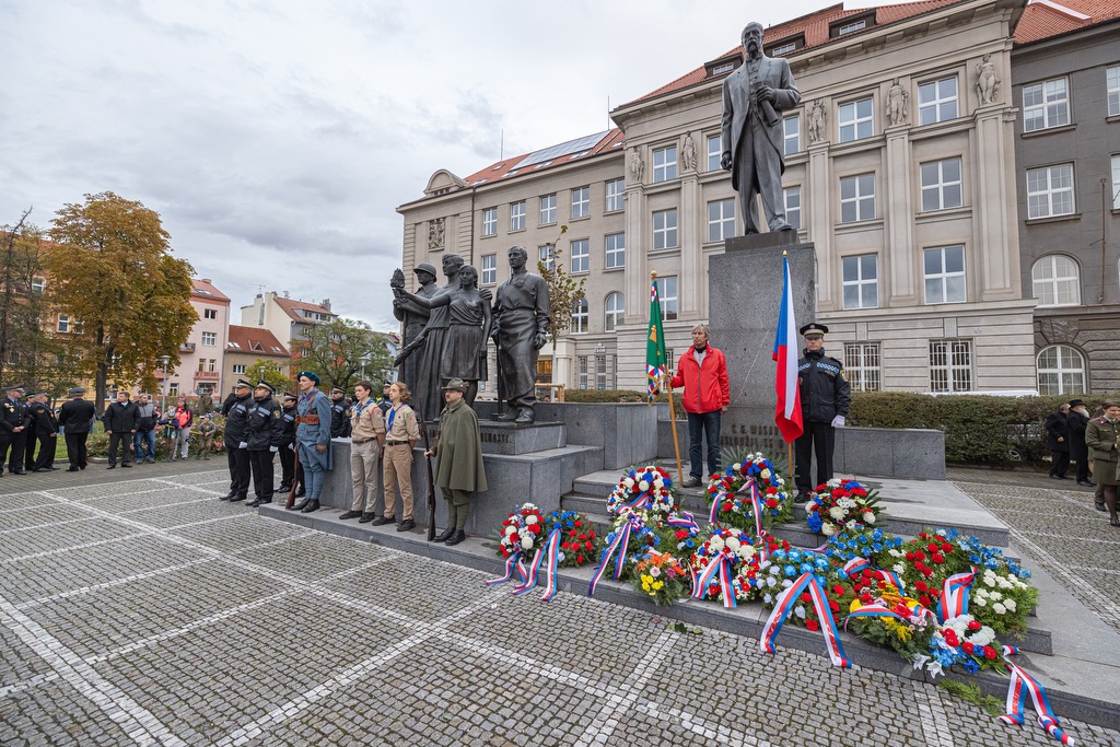 Plzeňské oslavy vzniku republiky (foto: R. Muchka, 28.10.2023)
