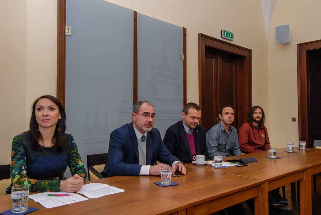 Na radnici se konala 24.11.2015 tisková konference k hodnocení Plzně jako Evropského hlavního města kultury v roce 2015