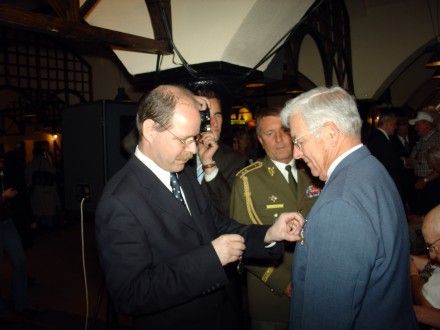 Slavnostní předání medailí ministra obrany ČR veteránům