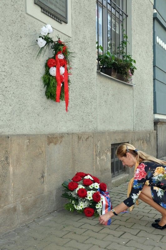 Kritický nedostatek potravin během první světové války v Plzni vyvrcholil takzvanými hladovými bouřemi. V polovině června 1918 trpěli Plzeňané nedostatečným zásobováním, protože většina potravin směřovala na frontu. Obyvateům města byl zastaven 19. června výdej chleba. V následujících dnech propukly hladové bouře naplno. Několik stovek žen se vrhlo v Prokopově ulici na valník, který převážel kukuřičnou mouku. K incidentům docházelo i na dalších místech ve městě. Dne 21. června se kolem šesté hodiny večer shromáždil před pekárnou na rohu Koterovské a Barrandovy ulice tisícihlavý dav složený převážně z dětí. Údajně zaútočil na nákladní auto plné chleba. Na místo incidentu náhle dorazila četa 69. pěšího pluku. Dav napadl vojáky kamením a ti bez varování zahájili střelbu. Devadesáté páté výročí tragické události si dnes připomnělo město Plzeň. U pamětní desky v Koterovské ulici č. 40 položila květiny náměstkyně primátora Eva Herinková. (foto: 21.6.2013)