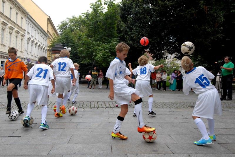 Šedesátiletou historii stadionu ve Štruncových sadech mapuje venkovní výstava před Studijní a vědeckou knihovnou Plzeňského kraje. Na začátku září roku 1953 začaly práce na jeho výstavbě, dva roky nato byl pod názvem Sokol Škoda Plzeň otevřen. Rekonstrukce a modernizace stadionu si od roku 2011 vyžádala zhruba 410 milionů korun. Fotografiemi ze sbírek Západočeského muzea a městského archivu chce Plzeň poukázat na zajímavé momenty z minulosti a současnosti stadionu. K vidění budou ve Smetanových sadech do 18. září. Expozice také jasně naznačuje vztah vlastníka, tedy města Plzně, k nájemci stadionu, kterým je FC Viktoria Plzeň. Uvolnění finančních prostředků ve výši 350 milionů korun na jeho zásadní rekonstrukci v roce 2011, při níž vznikly nové tribuny na východní, severní a jižní straně, byl odstraněn atletický ovál a hřiště se posunulo o 18 metrů k hlavní tribuně, umožnilo hrát na stadionu evropské poháry. V letošním roce město vyčlenilo 60 milionů korun na stavbu dvou nových stožárů... (foto: 20.8.2013)