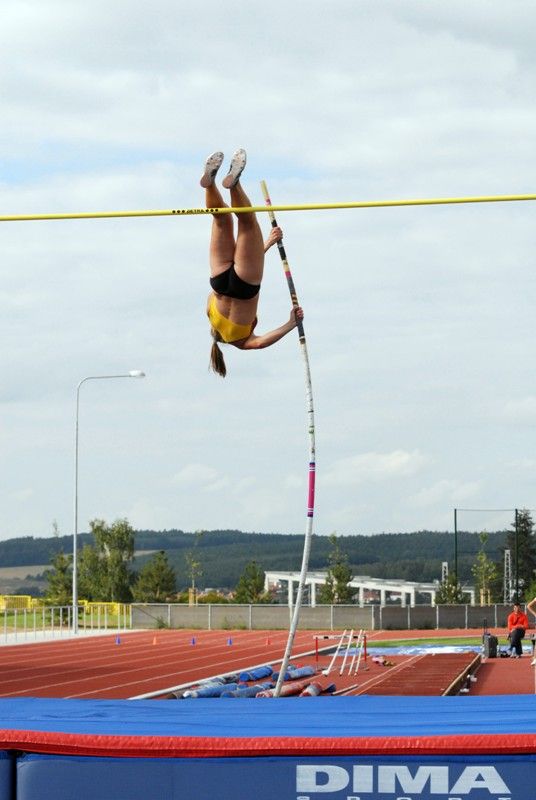 Ženskému závodu letošního 4. ročníku Plzeňské tyčky dominovala rodačka z Plzně Jiřina Svobodová, loňská mistryně Evropy a osmá z letošního světového šampionátu v Moskvě. Nastoupila na výšce 435 cm, při které skončila Romana Maláčová kvůli problémům se zadním stehenním svalem. Jiřina Ptáčníková suverénně překonala výšku 476 cm a stala se nejen vítězkou Plzeňské tyčky, ale i držitelkou nového českého rekordu. Letošní Plzeňská tyčka s podtitulem Setkání atletických hvězd s mládeží se poprvé konala na novém atletickém stadionu ve Skvrňanech (4.9.2013). Začala dětskou atletikou, při které si nejmenší sportovci mohli vyzkoušet řadu disciplín. Štafetu na 4 x 60 metrů odstartoval primátor Martin Baxa, který se ujal i zahájení následující exhibice české tyčkařské špičky.
