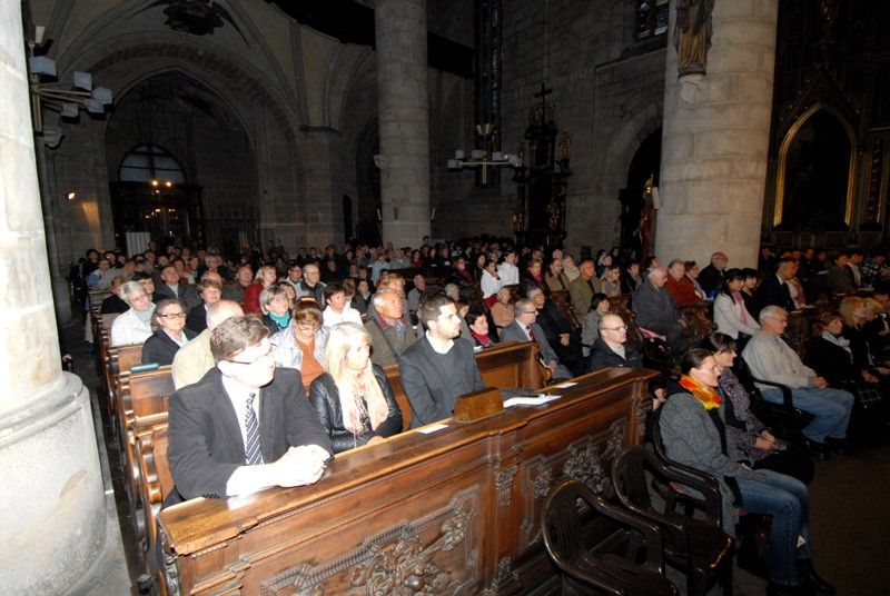 K Řeznu stejně jako velkolepé památky patří chlapecký pěvecký sbor Regensburger Domspatzen (Řezenští vrabčáci). Ten v katedrále sv. Bartoloměje vystoupil poprvé v pátek 13. září 2013 v doprovodu Plzeňské filharmonie. Výjimečný koncert se konal u příležitosti dvacátého výročí partnerství Plzně a Řezna. Korunovační mši C dur Wolfganga Amadea Mozarta a další skladby si přišli do vznešeného prostoru katedrály poslechnout také oba primátoři měst, Hans Schaidinger a Martin Baxa, kteří se před koncertem krátce sešli na plzeňské radnici.