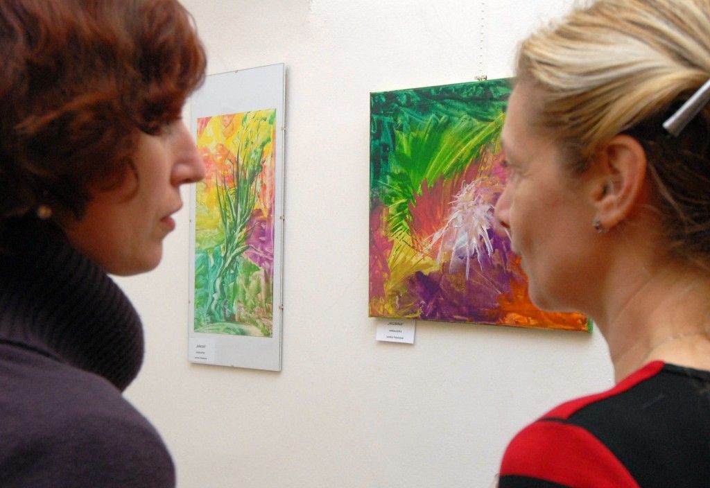 Po dvou letech se do prvního patra plzeňské radnice vrací tvorba tří žen, které pracují jako úřednice na magistrátu, Lenky Vovsové, Zdeňky Němcové a Heleny Frühbauerové. Zvou do říše snů a fantazie prostřednictvím svých obrazů, obrázků, ale i literárních počinů. Duše úředníka II bude pro veřejnost otevřena do 30. března. (foto: 3.3.2014)