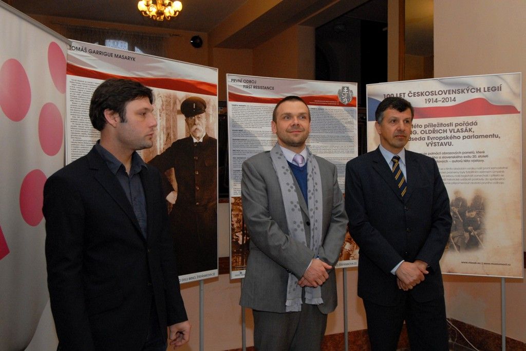 S hlavními událostmi spojenými se zahraničními československými vojsky, které významně přispěly k formování českého a slovenského národa a předcházely vzniku československého státu, seznamuje výstava 100 let Československých legií. (foto: 24.3.2014)