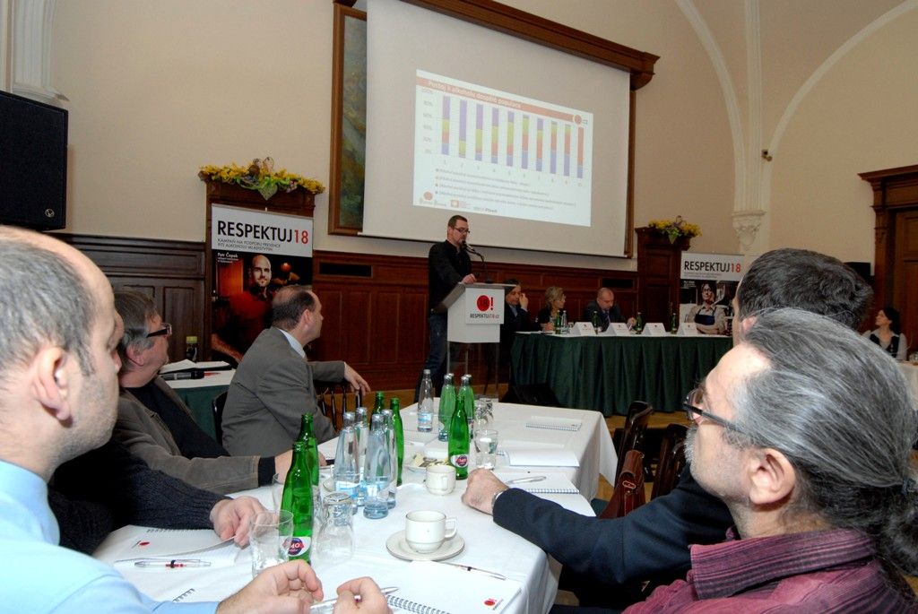 Konference hodnotí kampaň Respektuj 18 jako velmi úspěšnou