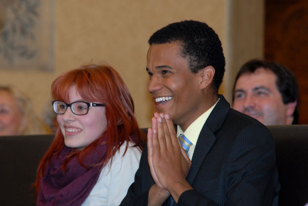 Slavnosti svobody 2014 - Držitelem Ceny Jana Palacha je student gymnázia Martin Kiholou