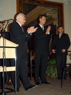 Měšťanská beseda: Předání pamětních medailí a grafických listů města veteránům. Předání se zúčastnilo opět několik významných hostů a doprovodů veteránů.