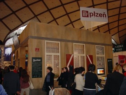 Společná expozice Plzeňského kraje, města Plzně a Plzeňského Prazdroje.