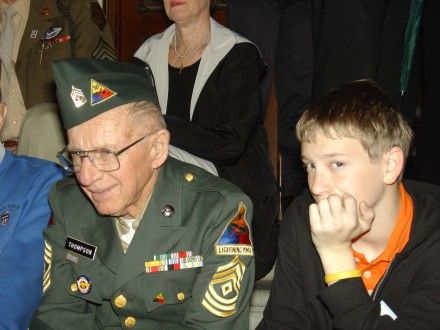 Vzpomínkový akt k uctění amerických vojáků 16. obrněné divize a belgických vojáků 17. Královského střeleckého pluku na plzeňské radnici