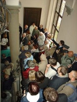 Vzpomínkový akt k uctění amerických vojáků 16. obrněné divize a belgických vojáků 17. Královského střeleckého pluku na plzeňské radnici