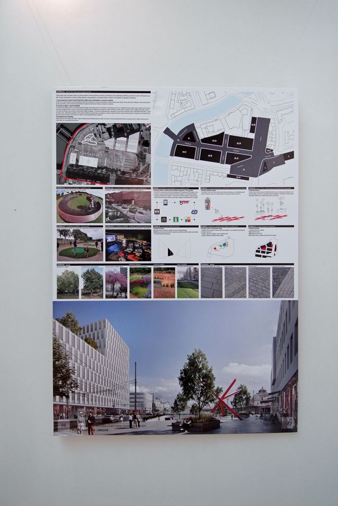 Všechny hodnocené návrhy architektonicko-urbanistické soutěže na řešení území Americká – Nádražní – křižovatka U Jána – Denisovo nábřeží je možné vidět na výstavě v atriu Měšťanské besedy. Porota ocenila tři z jedenácti zaslaných. Žádný z nich však nenavrhla na příčku nejvyšší. O druhé místo se dělí návrhy mimoplzeňských architektů, třetí místo získal tým plzeňský. (foto: 16.6.2014)