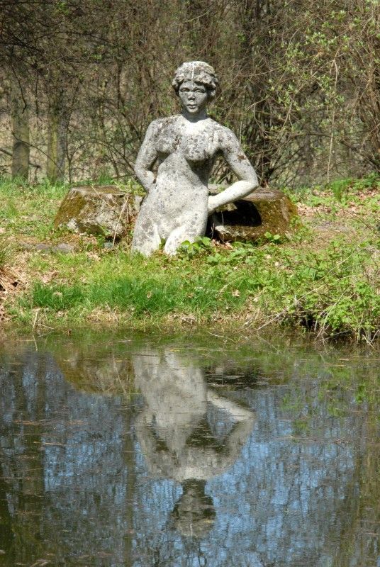 Zahradu založil mezi roky 1918 a 1933 JUDr. Vilém Luft jako svou soukromou okrasnou zahradu se dvěma okrasnými rybníky, množstvím exotických dřevin, altánem a sochařskou výzdobou. Po válce přešla zahrada do majetku města Plzně a od roku 1996 Správa veřejného statku města Plzně systematicky pracuje na jejím uvedení do původního stavu. Vlhký charakter pozemku dává vyniknout mokřadním a vlhkomilným společenstvím rostlin i živočichů (foto 22.4.2010).