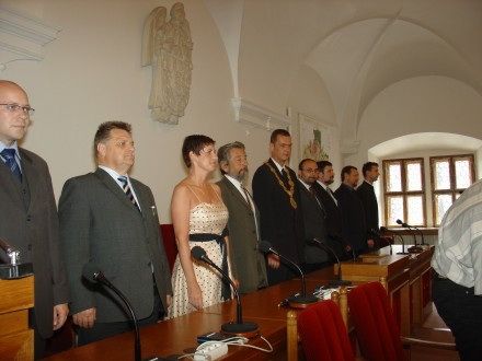 Slavnostní zasedání Zastupitelstva města Plzně při příležitosti předání Ceny 1. června Ivanovi Madkovi za významný přínos k prosazování demokracie, svobody a spravedlnosti