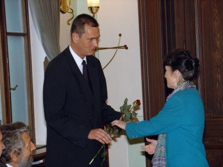 Slavnostního oběda na počest laureáta Ceny 1. června se vedle plzeňského primátora zúčastnili i ostatní radní města Plzně