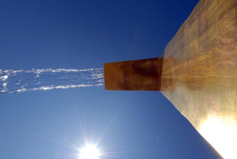 Detail chrliče nazvaného Anděl