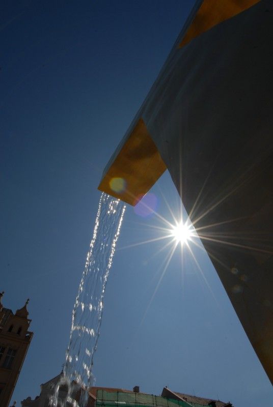 Detail chrliče nazvaného Anděl