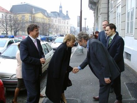 Komisařka EU Danuty Hübnerová v Plzni 