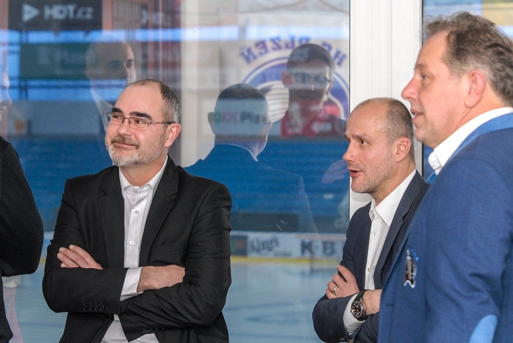 Uskutečnilo se tradiční setkání zástupců radnice a hokejového klubu