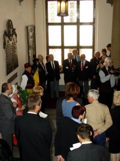 Předávání pamětních listů města Plzně