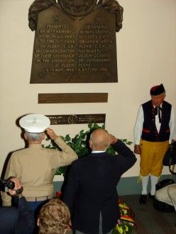 Předávání pamětních listů města Plzně