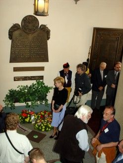 Předávání pamětních listů města Plzně