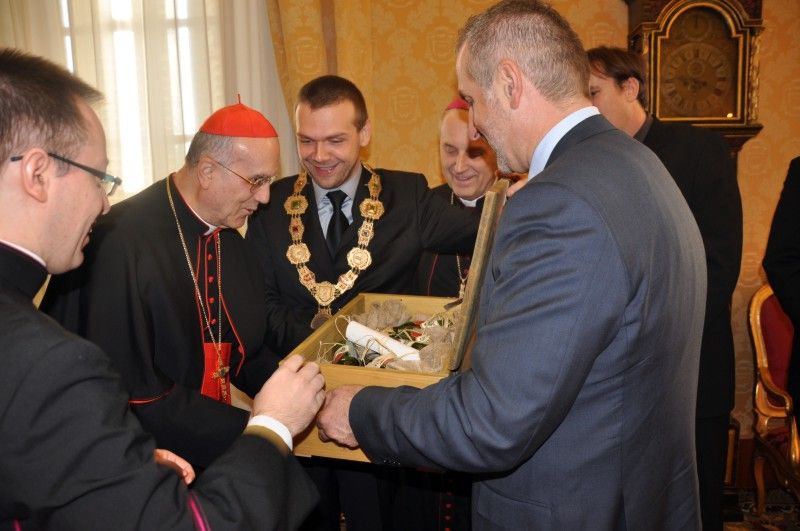 Řím - Vatikán: Audience u kardinála Bertoneho