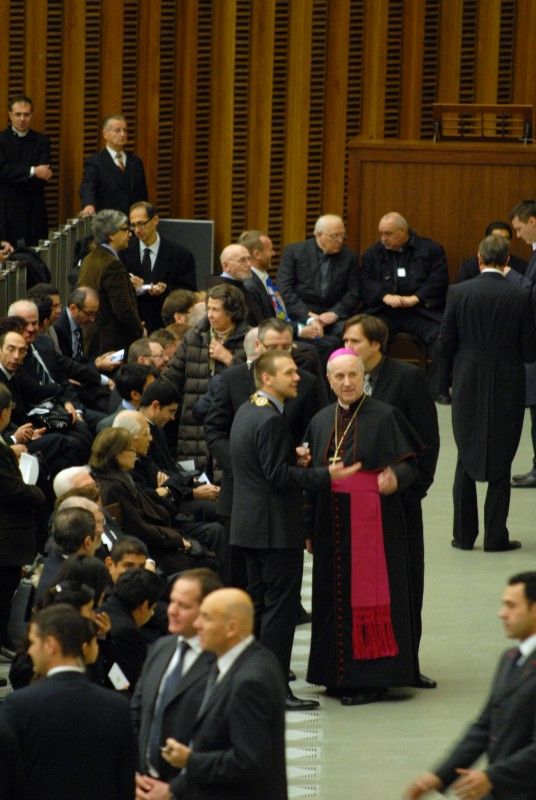 Před příchodem sv. otce