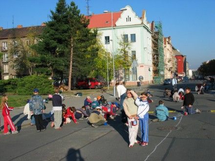 Den bez aut na Masarykově ZŠ.