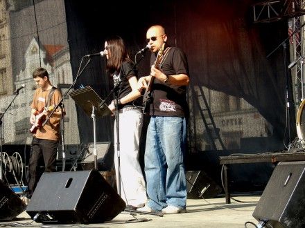 Open scéna na náměstí Republiky v Plzni