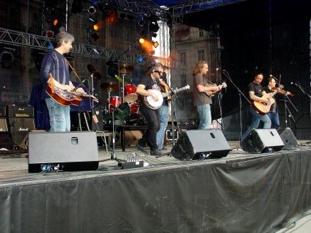 Open scéna na náměstí Republiky v Plzni