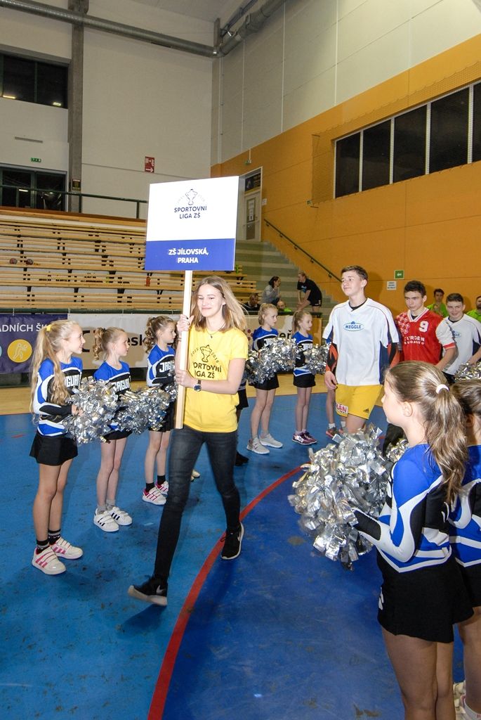 Dvanáct nejlepších žákovských týmů z celé České republiky se ve čtvrtek odpoledne pustilo do bojů o Pohár ministryně školství v házené, městská sportovní hala na Slovanech hostí finále Sportovní ligy základních škol. O prestižní trofej bojuje šest dívčích a stejný počet chlapeckých týmů. (foto: 7.4.2016)