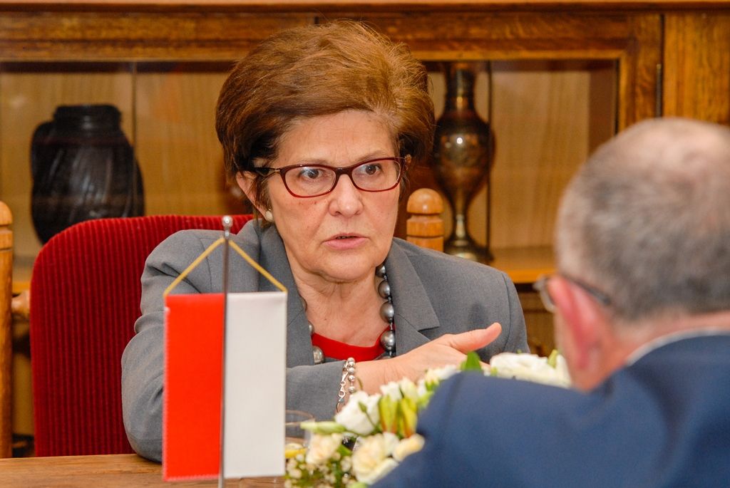 Primátor města Martin Zrzavecký přijal velvyslankyni Polska na plzeňské radnici 28.4.2016