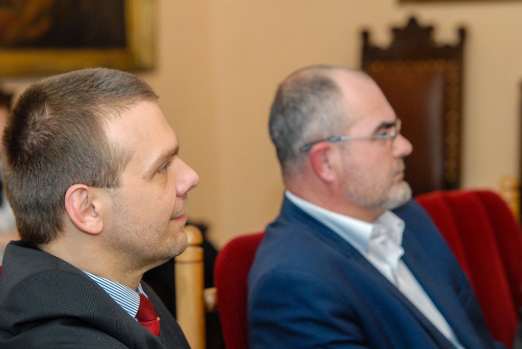 Primátor města Martin Zrzavecký přijal velvyslankyni Polska na plzeňské radnici 28.4.2016