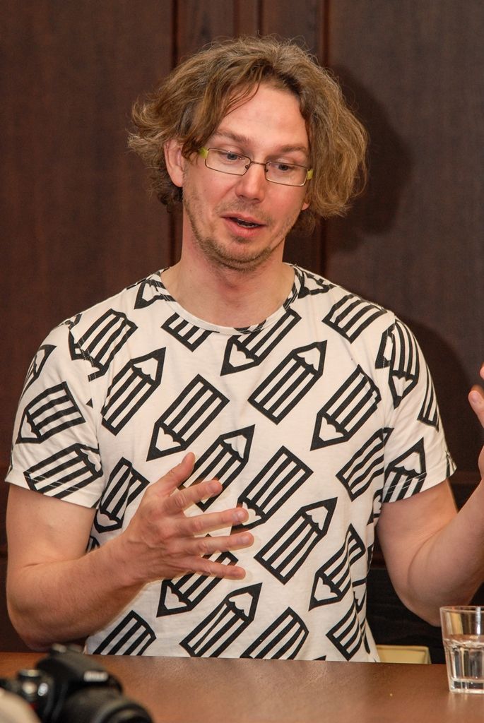 Pražský herec Kamil Halbich se stane letošní hvězdou festivalu Divadelní léto pod plzeňským nebem, čeká ho hlavní role ve hře Don Quijote, kterou na motivy nejslavnějšího španělského románu napsal umělecký šéf festivalu a režisér inscenace Vilém Dubnička. (foto: 29.4.2016)