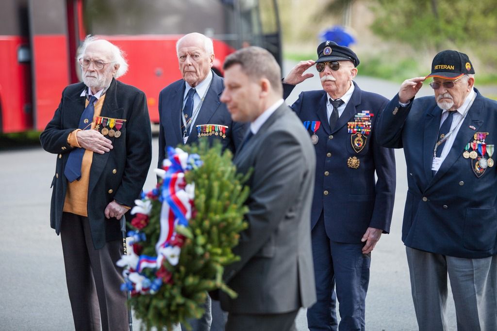 Slavnosti svobody 2016 - Belgičtí veteráni ve Staňkově