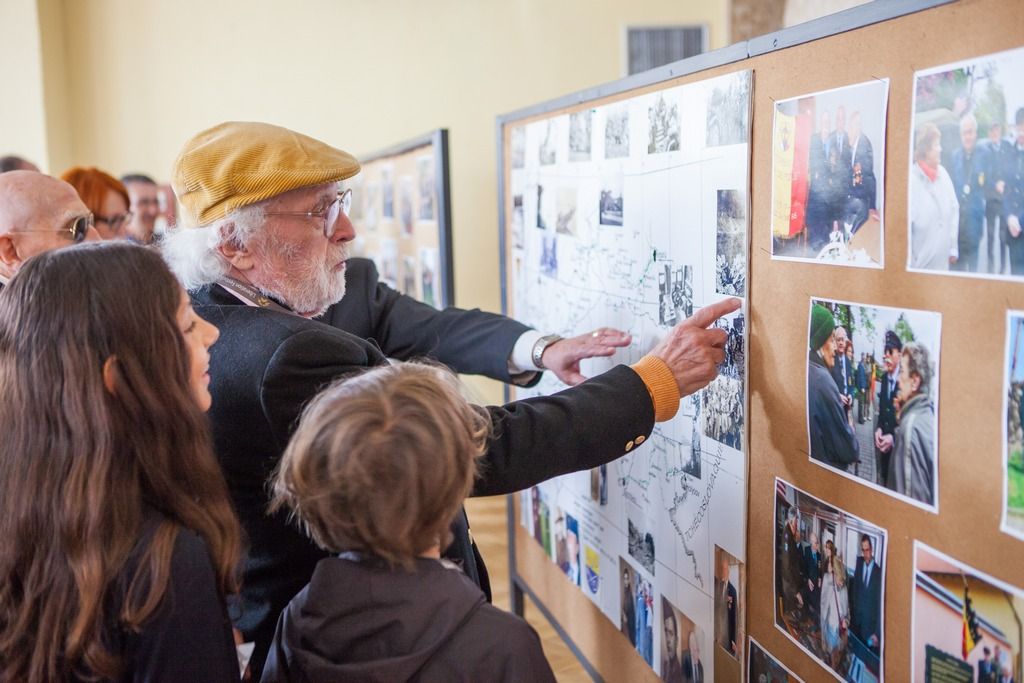 Belgičtí veteráni ve Staňkově (foto: V. Štaif, 5.5.2016)