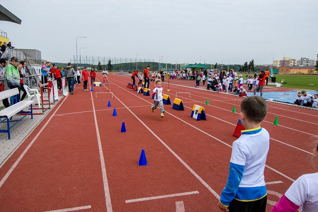 Atmosféru velkých sportovních závodů si užily děti z plzeňských mateřských škol