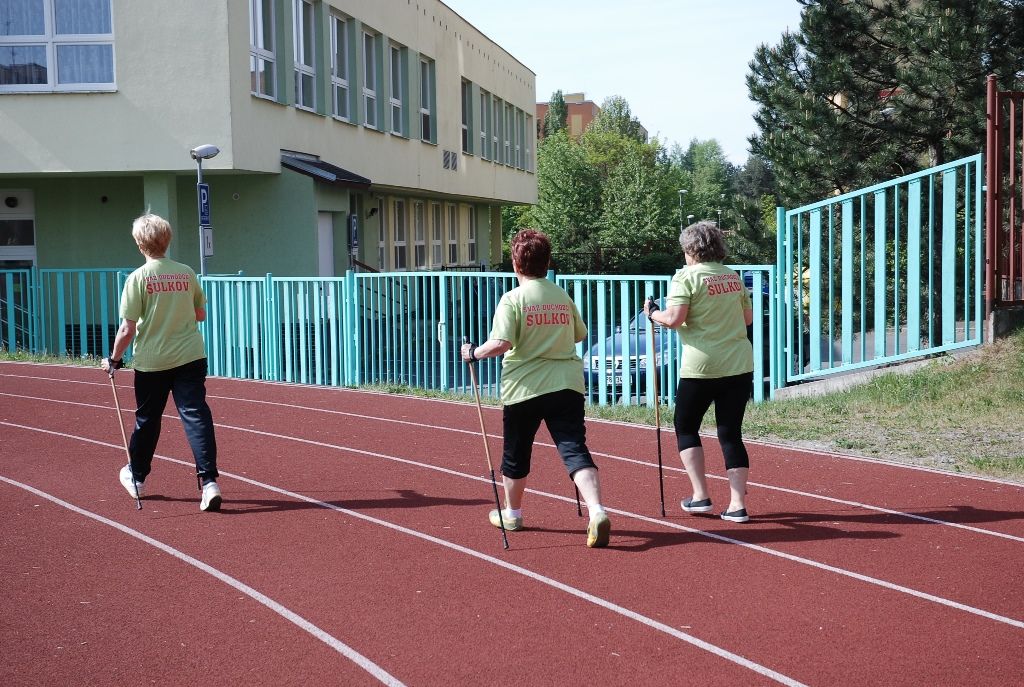 Běh s kolečkem, s holemi po běžecké dráze, hru pétanque a další disciplíny si užili sportovně založení senioři v sobotu 21. května 2016 na hřišti 1. základní školy v Bolevci. Sportovní hry seniorů Plzeňského kraje zahájil mimo jiné ekonomický náměstek primátora Pavel Kotas, který akci udělil záštitu. Po soutěžním dopoledni byl pro dříve narozené připraven kulturní program až do podvečerních hodin. (foto: O. Urbánek)