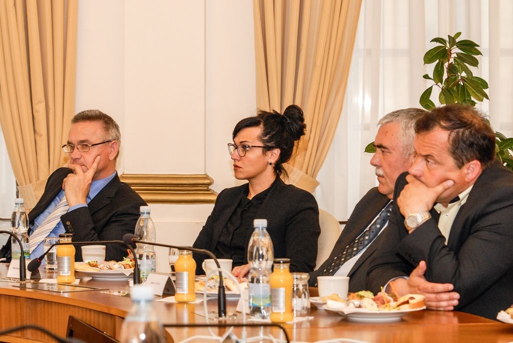 Dvacet členů chorvatské delegace z Bjelovarsko-bilogorské župy přijal na plzeňské radnici primátor města Martin Zrzavecký. Záměrem města Plzně je navázání přátelských vztahů s Bjelovarem, jedním z pěti významných měst chorvatské župy. „Právě spolupráce v oblasti mechatroniky, bezpilotních letadel a dronů i výměna zkušeností a poznatků je věc, o kterou město Plzeň velmi stojí,“ uvedl primátor Martin Zrzavecký. (foto: 24.5.2016)