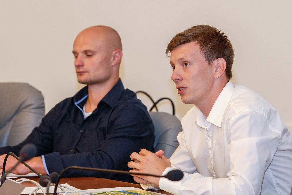 Na tiskové konferenci informovali organizátoři o programu parku a organizačních opatřeních. (foto: 13.7.2016)